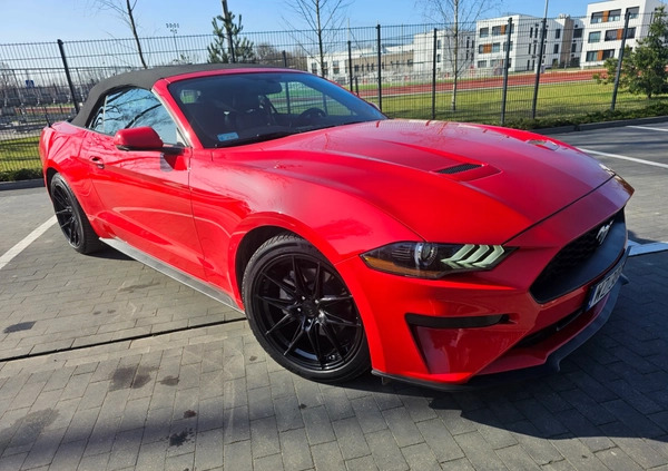 Ford Mustang cena 155545 przebieg: 37300, rok produkcji 2019 z Warszawa małe 667